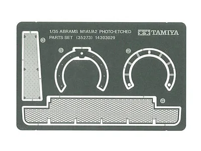 Tamiya 1/35 US M1A1 / A2 ABRAMS PHOTO-ETCHED PARTS SET Miniature Series 35273 • $17.99