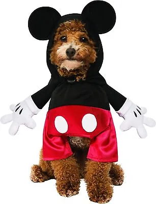 Mickey Mouse Disney Cartoon Classic Fancy Dress Halloween Dog Cat Pet Costume • $26.77