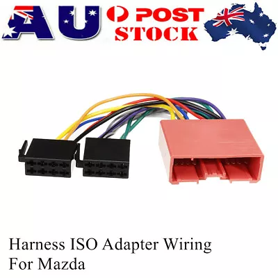 Car Stereo Harness ISO Adapter Wiring Cable Connector Lead Loom For Mazda • $13.99