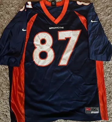 Vintage Ed McCaffrey Denver Broncos NIKE NFL Jersey XXL • $55