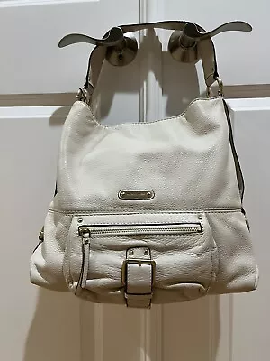 MICHAEL KORS “AUSTIN” Vanilla Pebble Shoulder Bag • $89