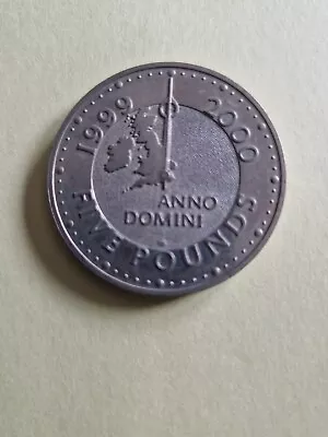 £5 Millenium Coin Anno Domini 1999-2000 • £10