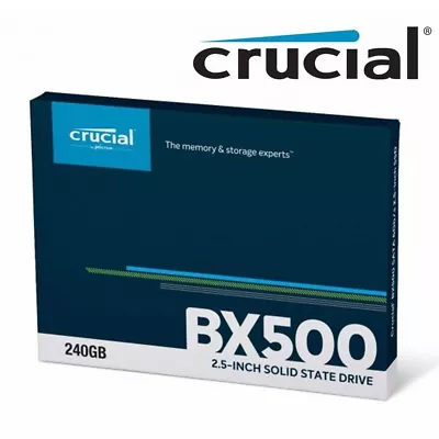 SSD 240GB Crucial BX500 Internal Solid State Drive Laptop 2.5  SATA III 540MB/s • $46.95