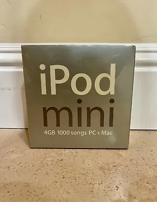 Brand New Apple IPod Mini Silver 4GB PC+MAC - 2nd Generation • $550