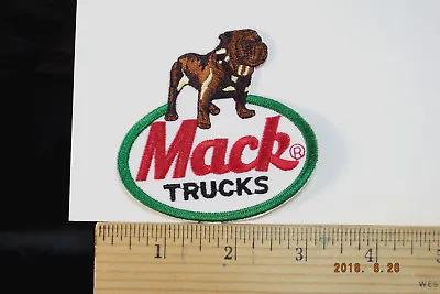 Mack Trucks Bulldog Truck Trucking Iron-On Embroidered Patch Green • $5.50