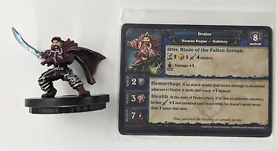 Dralor World Of Warcraft Miniatures Figure WoW Cards Core Set Rare Rogue Human • $5.99