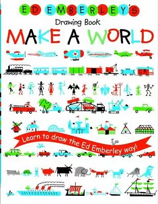 Ed Emberley's Drawing Book: Make A World By Emberley Ed • $4.33