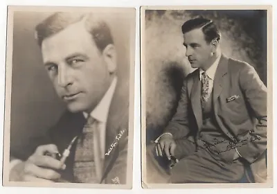 MILTON SILLS 1920's Stage + Movie Star 2 5X7 Pre-signed Original Fan Photographs • $15.99