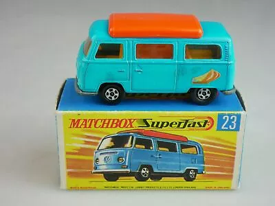 23-A Volkswagen VW Camper - 54496 Matchbox Superfast Lesney • £77.92