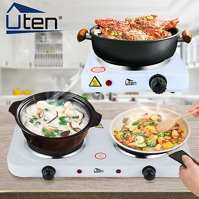 UTEN Hot Plate Hob 1/2KW Electric Portable Table Top Cooker Kitchen Burner Stove • £14.99