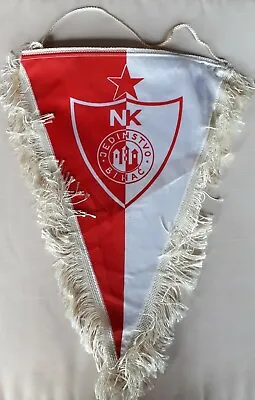 NK JEDINSTVO Bihac Bosnian Football Club Vintage Pennant 35 X 30 Cm BIG Flag • $18.99