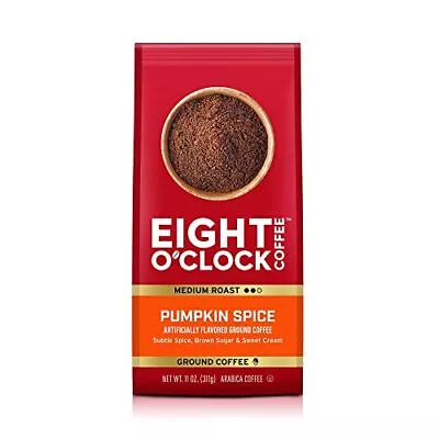 Eight O'Clock Coffee Pumpkin Spice Medium Roast Ground Coffee 11 Ounce (Pac... • $16.23