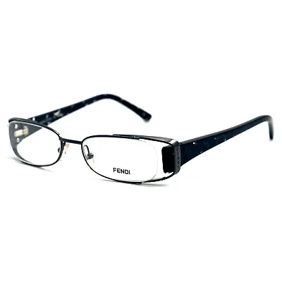 Fendi Eyeglasses Women Gunmetal/Black Frames Oval 50 17 135 F764 007 Oval • $29.95
