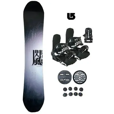 151 Makuw Senpuw Rocker Snowboard And Bindings L Package +Burton 3d Rnin486 New • $319.95