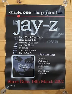 £34.95 • Buy Jay-Z Original Record Store Promotional Poster Ultra Rare 