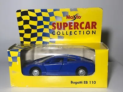 Maisto Supercar Collection Bugatti EB 110 Boxed • £5