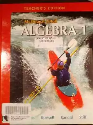 McDougal Littell Algebra 1 - Hardcover By Ron Larson; Laurie - Acceptable • $23.45