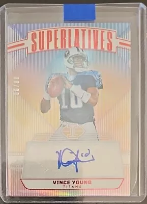 Vince Young 2023 Illusions Superlatives SSP #/80 Titans #S-VYG • $21.99