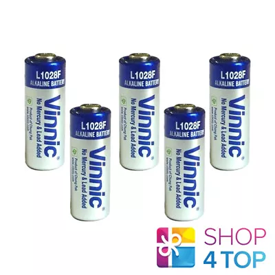 5 Vinnic 23a L1028f Alkaline Batteries 12v No Mercury & Lead Bulk China New • £3