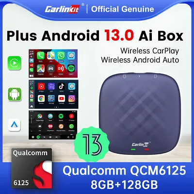 Carlinkit Android 13 Wireless Carplay AI BOX Android Auto GPS TV Adapter 8+128GB • $169.99