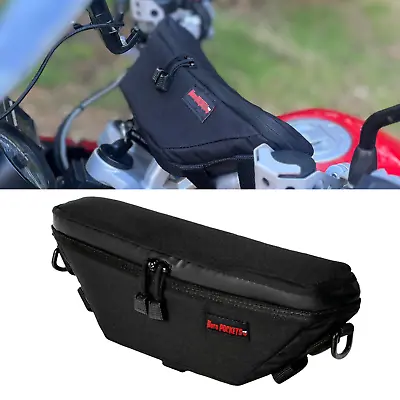 Moto Pockets Universal Adventure Motorcycle Handlebar Bag 14.5 Made In The USA • $70