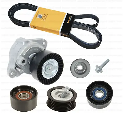 Drive Belt Kit With Tensioner & Idler Pulleys OEM For Mercedes C63 E63 ML63 AMG • $212.06