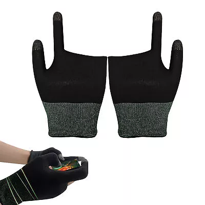 Seamless Game Gloves Game Finger Sleeves Mobile Game Thumb Sleeves 2 Pair • $14.37