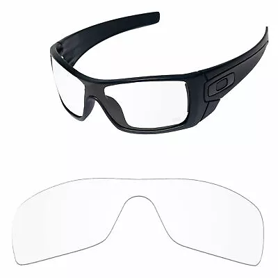 PapaViva Crystal Clear Replacement Lenses For-Oakley Batwolf OO9101 Sunglasses • $12.98
