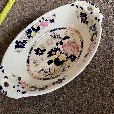 MASONS ENGLISH IRONSTONE MANDARIN SERVING DISH Deep PLATTER  MEAT PLATE 11” • £20.43