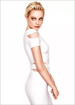 $4 • Buy A Emma Stone Posing White Dress 8x10 Photo Print