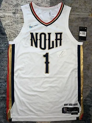 Zion Williamson Jersey Nike Jordan 48 Authentic Large New Orleans Pelicans NBA • $299