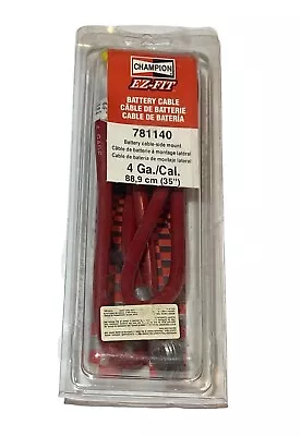 Champion EZ-FIT 781140 Battery Cable 4 Ga./Cal. 889 Cm (35 ) Cable Side-Mount • $24.78