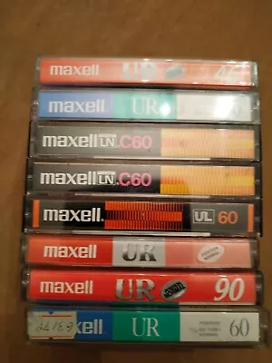 Maxell Used Blank Cassette Tapes(8) • £5