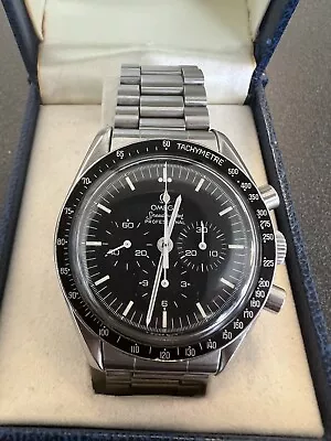 Vintage 1980s Omega Speedmaster Professional Moon Watch ST 145.022 Long S & R • $3500