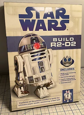 New STAR WARS BUILD R2-D2 Model Kit W/ LED Light + Audio Chip + Book GIFT • $6.85