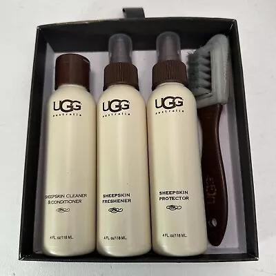 UGG Australia Sheepskin Care Kit Cleaner  Protector Refresher Brush Comb Stone • $15.95