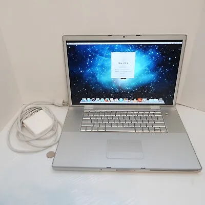 Apple MacBook Pro 17  A1151 Working Condition Wiped Clean With Fresh OS Install • $175