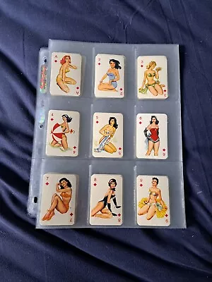 Dandy Gum Playing Cards 1955 Pin Up Girls Full Set Superb Condition Rare Vintage • £599.99