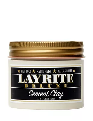 Layrite Cement Clay Matte Matt Finish Haircare Hair Styling Product 120g 4.25oz • £21.95