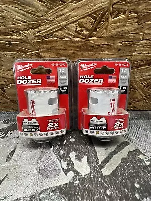 2 PACK Milwaukee 49-56-0073 1-3/8  ( 35MM ) Hole Dozer Bi-Metal Hole Saw • $19.99