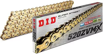 DID 520 Gold ZVMX X-Ring Race Track Bike Off Road Drive Chain Various Lengths  • £109.95