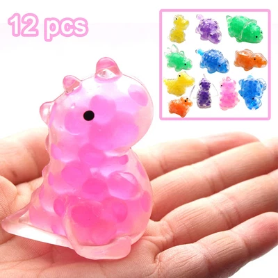 $18.49 • Buy Dinosaur Sensory Stress Balls Set Squishy Ball Filled Water Beads Relief Fidget