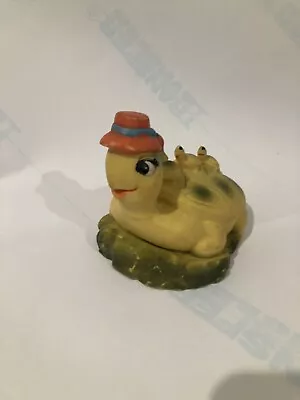 VTG RARE MEXICAN SQUEAKY RUBBER TOY TURTLE MOM SQUEAKS MEXICO 5”x6” • $14.99