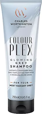 Charles Worthington ColourPlex Glowing Grey Shampoo 250 Ml *NEW* • £7.75