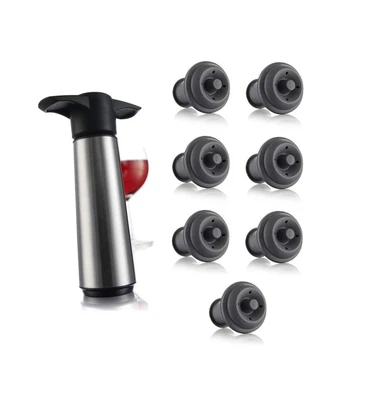 $62.07 • Buy Vacu Vin Stainless Steele Wine Saver (Stainless Steel Save 1 Pump 7 Stoppers)