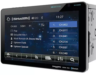 Soundstream VR-1032XB 2-Din Detachable 10.3  DVD CD SD Player Bluetooth SiriusXM • $129