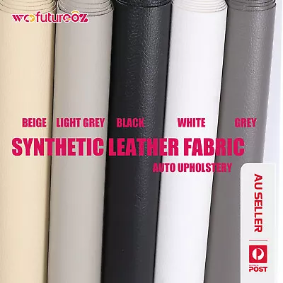 Durable Vinyl Faux Leather Fabric Car Interior Door Roof Seat Recover Fix Patch • $9.29