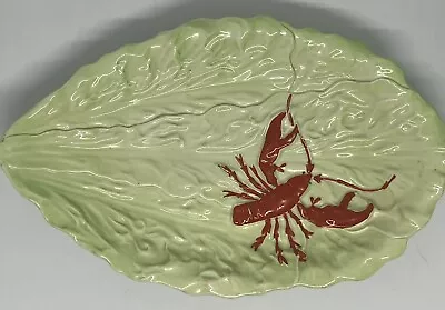 Vintage Carlton Ware Lobster Cabbage Serving Plate - Made In England MCM  • $33