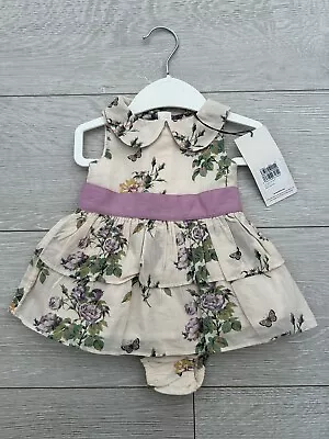 Laura Ashley Baby Girls Dress Age Newborn - BNWT • £17