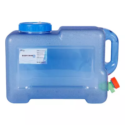 24L Water Bucket Portable Camping Water Storage Container Faucet Hiking Outdoor • $39.99